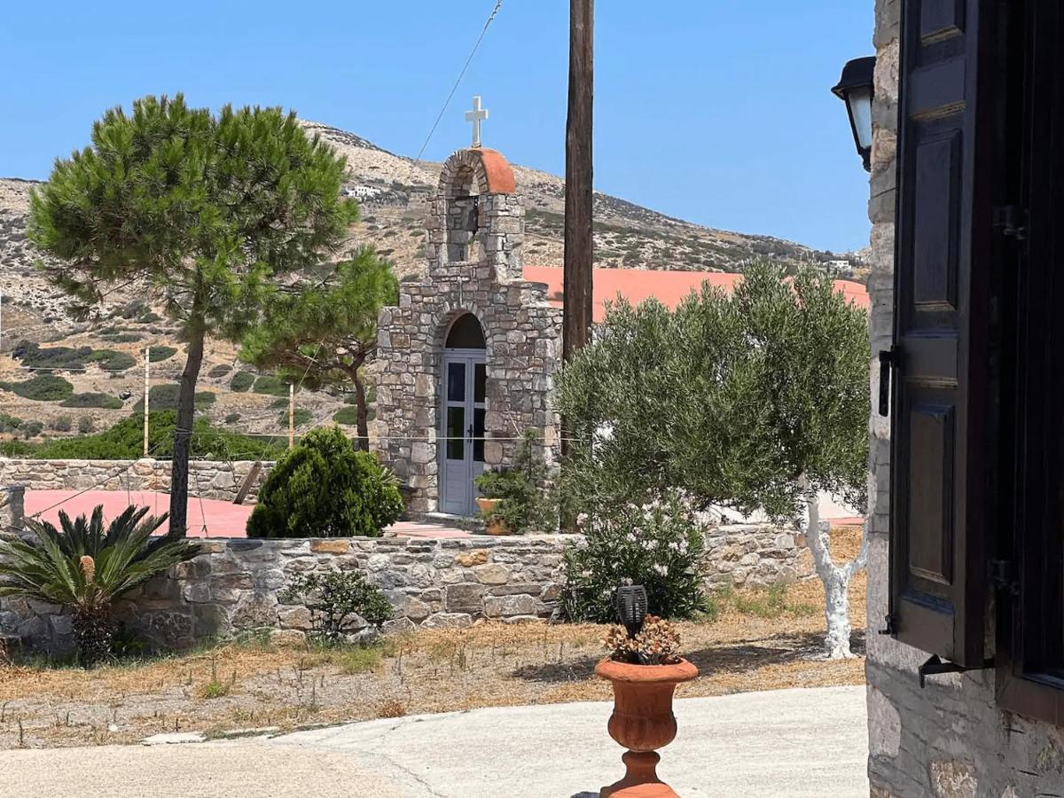 Πέτρινο Εξοχικό Σπίτι Στη Σύρο Agros  Exterior photo